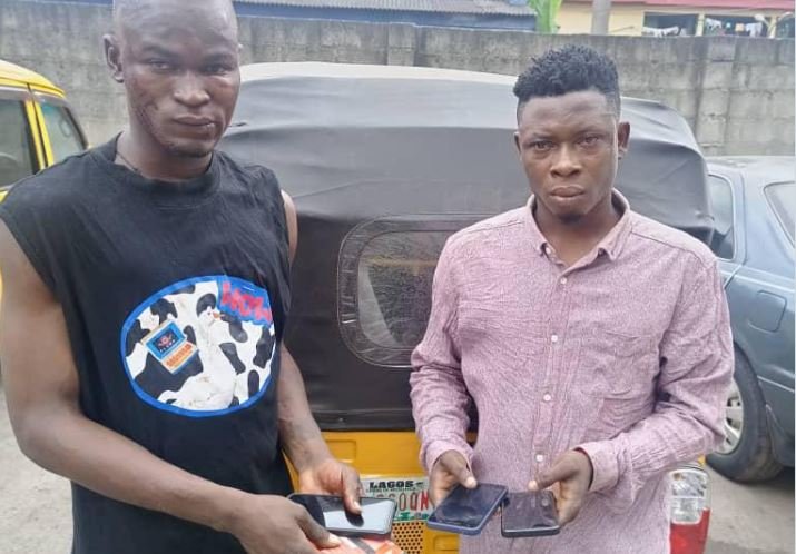 Police arrest Usman Hussani and Ebuka Ukechukwu for theft