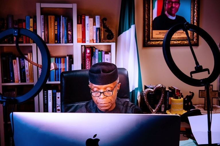 Vice President Yemi Osinbajo virtually attends National Defence College Course 30