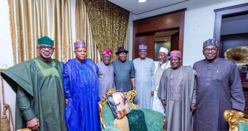 APC Presidential candidate, Bola Tinubu visits Goodluck Jonathan