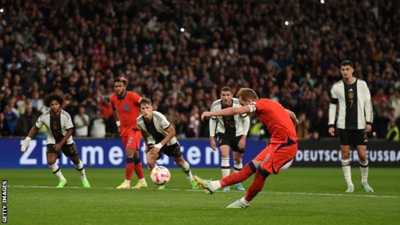 Harry Kane has scored in all four of his England games against Germany