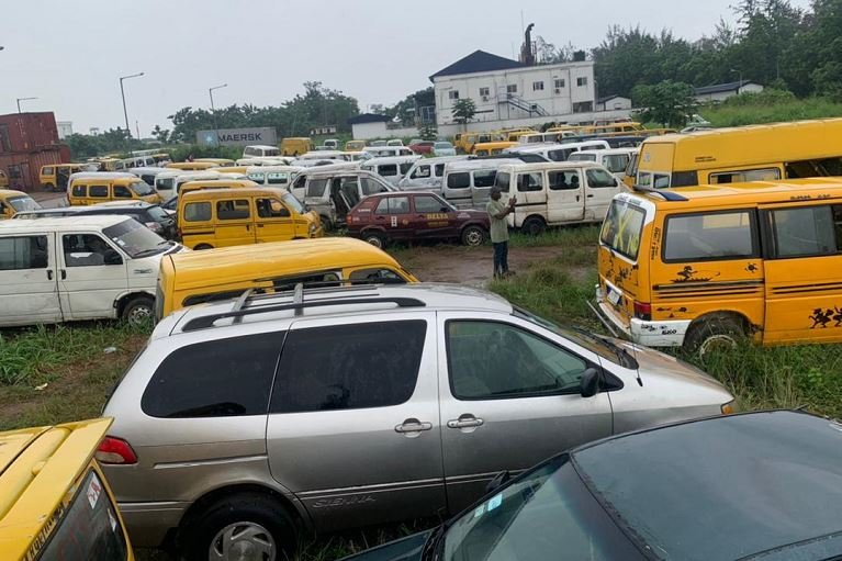 Lagos Taskforce and Lagos Transportation Ministry have auctioned over 200 vehicles that were forfeited or abandoned
