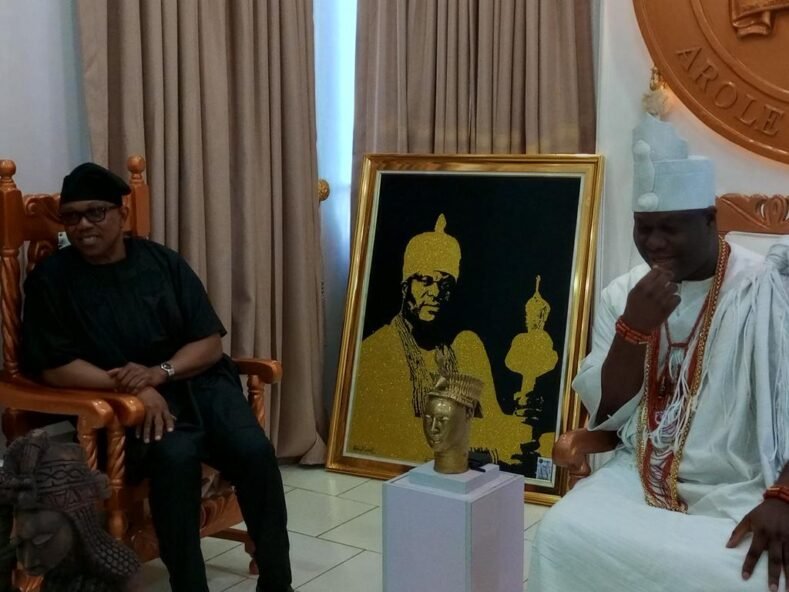 Peter Obi visits Ooni of Ife