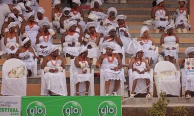 Cross section of participants at the Ofala festival in Onitsha, Anambra state