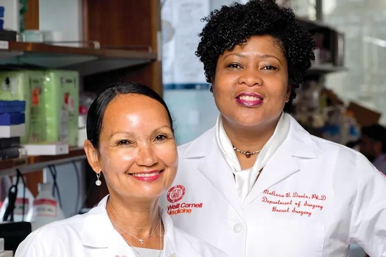 Dr Lisa Newman (left) and Dr Melissa B Davis (right) have been carrying out the research on breast cancer for black women