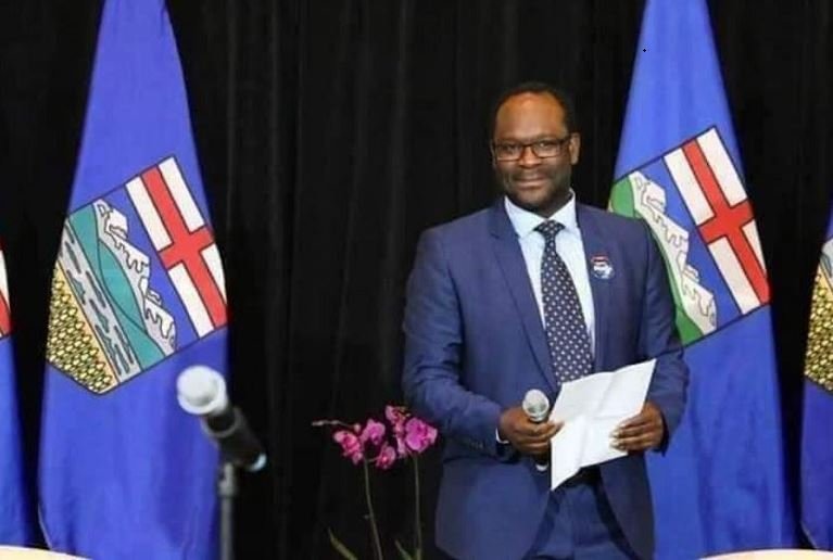 Kelechi Madu was sworn in as deputy premier of Alberta, Canada