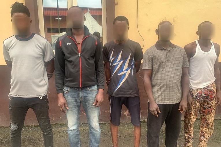 Lagos Taskforce arrest land grabbers in Ipaja, Lagos state