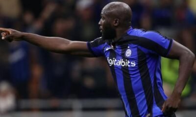 Inter Milan's Romelu Lukaku scored less than four minutes after replacing Lautaro Martinez in his first appearance since August