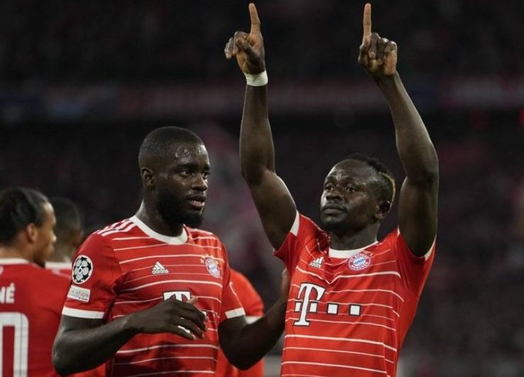 Bayern Munich's Sadio Mane was named Man of the Match after his five star performance