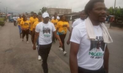 South East and South South trekking for Asiwaju Bola Tinubu have arrived Ondo state