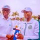 Vice President Yemi Osinbajo, SAN, on behalf of President Muhammadu Buhari officially flags off the 21st National Sports Festival by lighting the Torch of Unity at the Statehouse Garden, Abuja. 25th Oct, 2022