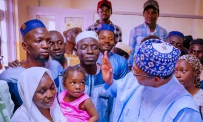 Buhari meets freed Kaduna-Abuja train victims