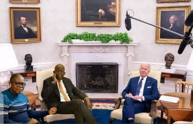 The photograph of Bola Tinubu and President Joe Biden of United States making the rounds