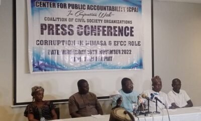 Center for Public Accountability press conference in Lagos, Nigeria