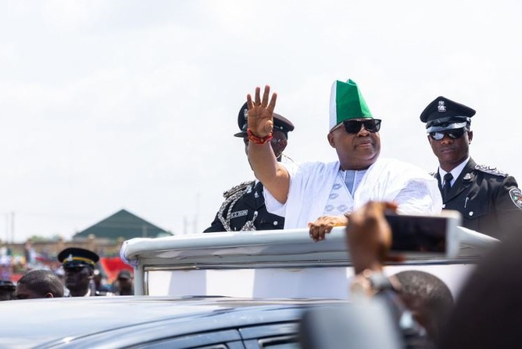 Governor Ademola Adeleke of Osun state during his inauguration