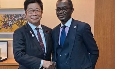 Japanese Minister of Health, Labour and Welfare, Mr. Kato Katsunobu and President of the World Medical Association (WMA), Dr. Osahon Enabulele