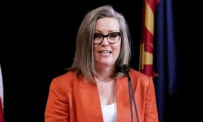 Democratic candidate for Governor of Arizona, Arizona Secretary of State Katie Hobbs, running in the 2022 U.S. midterm elections, addresses the members of Arizona's Electoral College prior to them casting their votes in Phoenix, Arizona, U.S. December 14, 2020