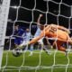 Manchester City's Stefan Ortega saves from Chelsea's Christian Pulisic