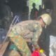 Nigerian Army officers comb a kidnappers hideout in Abia state Army recover 93 explosives in Lagos
