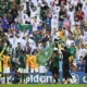 Saudi Arabians clebrate historic win over Argentina