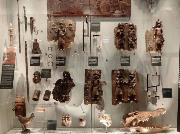 Benin Bronzes artefacts on display at Horniman museum small