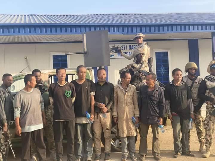 7 Kidnapped Chinese Rescued - Air Force