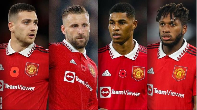 Manchester United's Diogo Dalot, Luke Shaw, Marcus Rashford and Fred will all remain at Old Trafford beyond next summer