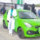 Anthony Ukpu won a brand new Suzuki Calerio car in the Glo Festival of joy promo