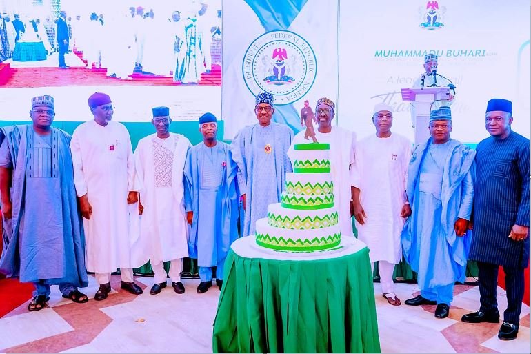 President Muhammadu Buhari celebrating his 80th birthday