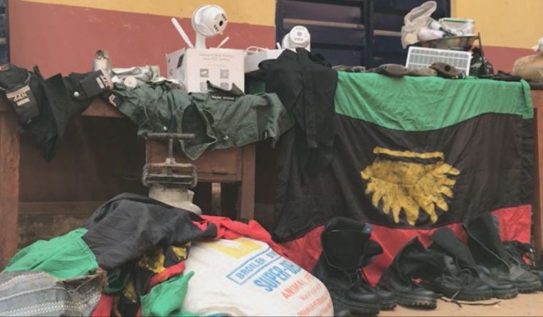 The IPOB shelter uncovered by the Ebonyi Police Command