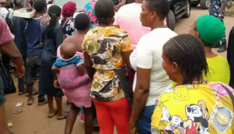 Scene of the pandemonium in Delta