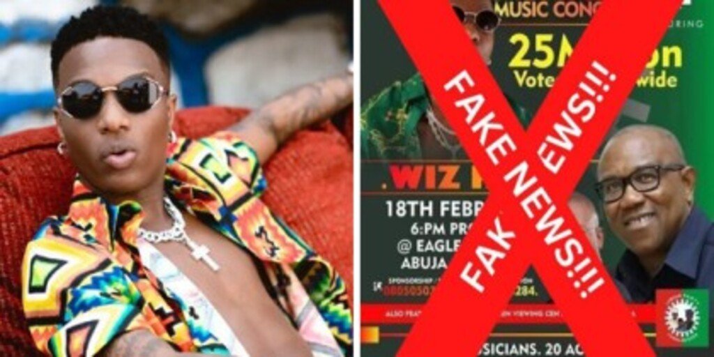 Wizkid set himself apart from rumoured Peter Obi’s concert