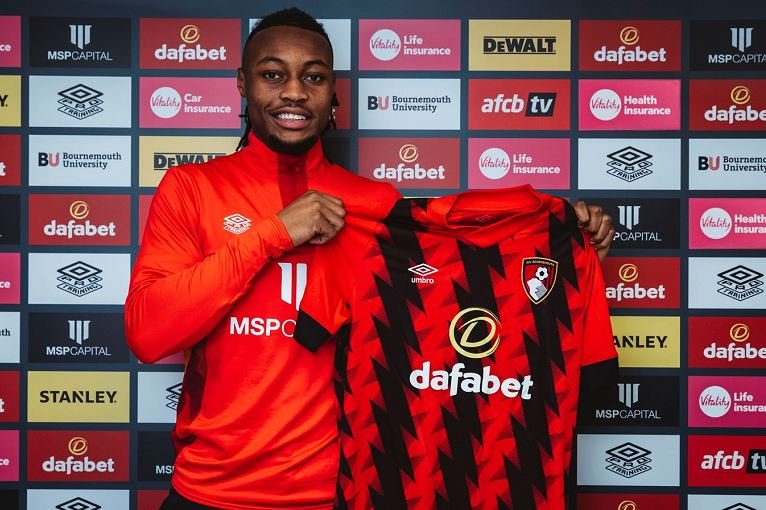Antoine Semenyo signed a four-and-a-half-year deal to join Bournemouth from Bristol City