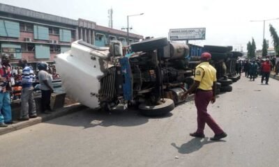 Truck crushes man to death moments after he returns from US - Lagos