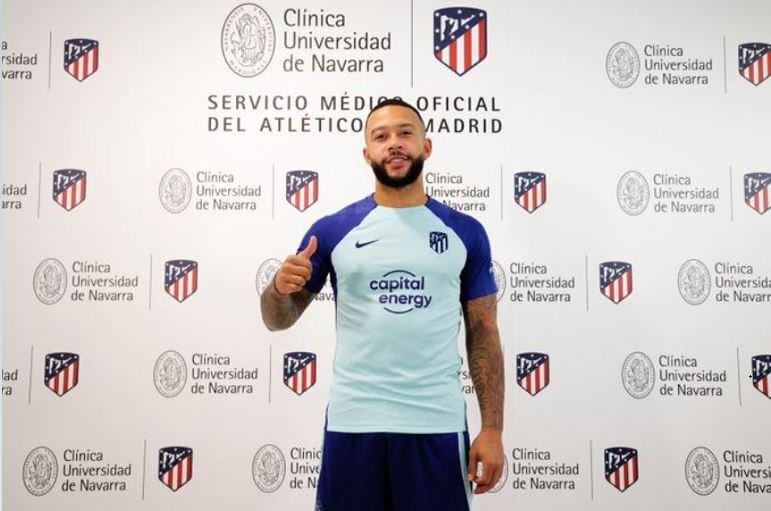 Memphis Depay has joined Atletico Madrid from Barcelona