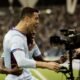 Saudi Pro League XI's captain Cristiano Ronaldo celebrates scoring their second goal