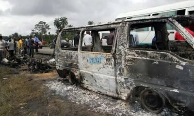 The scene of the auto crash in Bauchi state