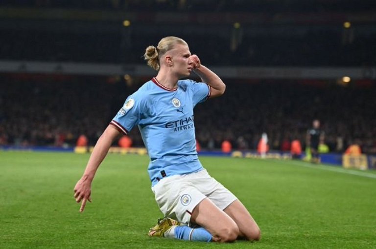 Erling Haaland scored the winner as Manchester City beat Arsenal 3-1 at the Emirates Stadium