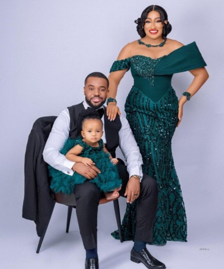 Williams Uchemba finally reveals his daughter's face