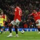 Second-half substitute Anthony Martial grabs Manchester United's first goal against Nottingham Forest to book a place in the EFL Cup final