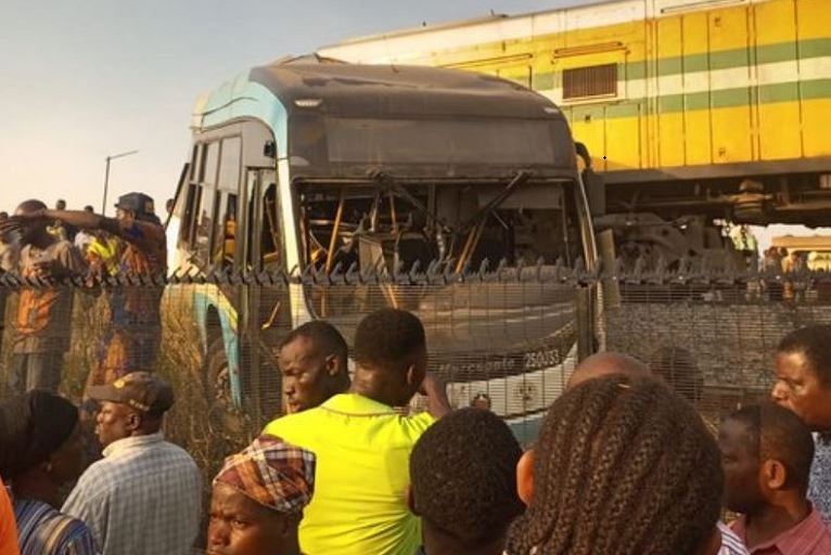 Bus-train crash: Lagos govt to sue staff bus driver 