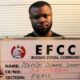 Adepoju Olawale Sunday arraigned by the EFCC for fraud