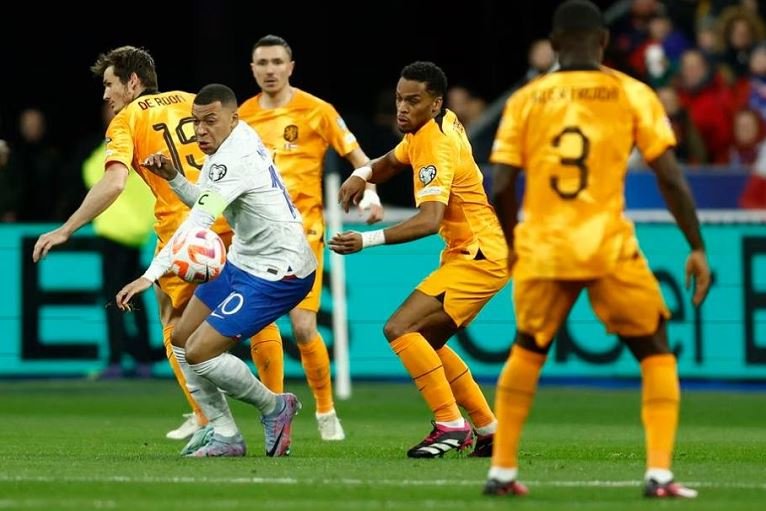 Kylian Mbappe was handed the captain band after Hugo Lloris retired from national duties