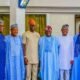 PDP governors Nyesom Wike and Seyi Makinde visit Nigeria's president-elect Bola Tinubu