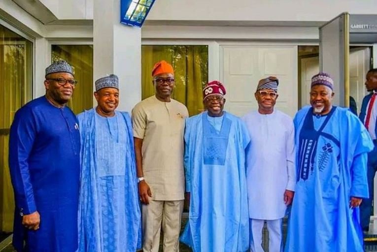 PDP governors Nyesom Wike and Seyi Makinde visit Nigeria's president-elect Bola Tinubu