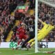 Roberto Firmino scores Liverpool's second goal against Arsenal