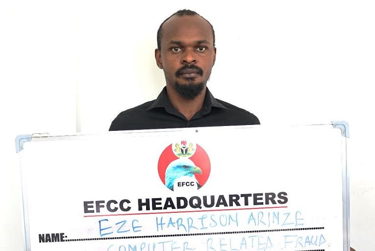Eze Harrison Arinze has been arraigned by EFCC for bitcoin scam