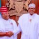 Governor Ademola Adeleke and President Muhammadu Buhari