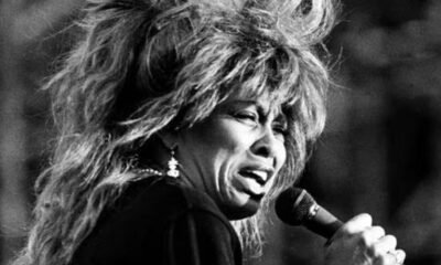Tina Turner performs during her world tour 87 at the summer open air concert in Hamburg, Germany July 3, 1987. REUTERS/Michael Urban/File Photo