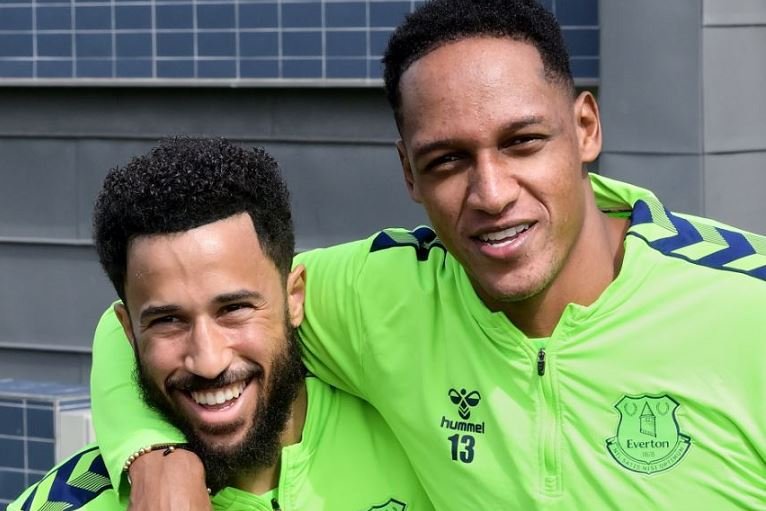 Andros Townsend and Yerry Mina have been released by Everton