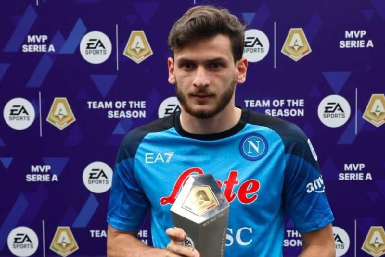 Newcastle placed an official bid of £82m for Khvicha Kvaratskhelia from Napoli